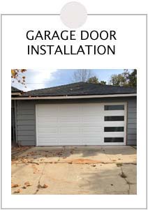 new garage door installation